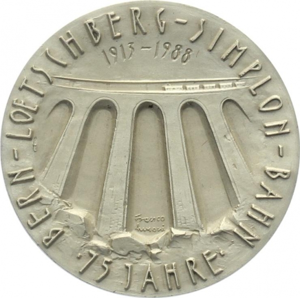 1988 - 75 Jahre Bern - Lötschberg - Simplon - Bahn 1913-1988